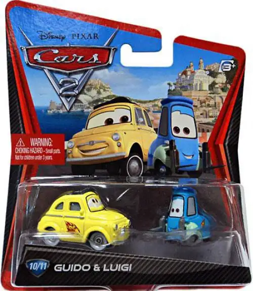 Disney / Pixar Cars Cars 2 Main Series Guido & Luigi Diecast Car