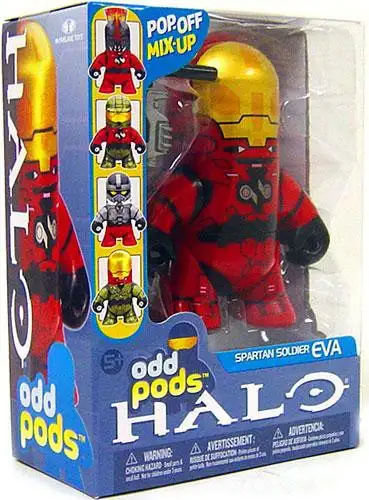McFarlane Toys Halo 3 Odd Pods Series 1 Spartan Spartan EVA Figure [Red]