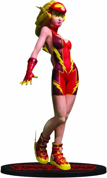 DC Ame-Comi Heroine Series Jesse Quick as The Flash 9-Inch PVC Statue Figure