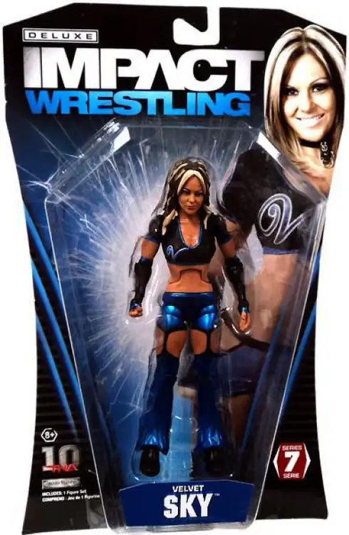 TNA Wrestling Deluxe Impact Series 7 Velvet Sky Action Figure