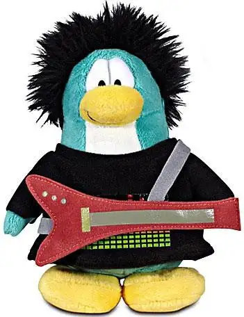 Club Penguin Series 12 New Rocker 6.5-Inch Plush Figure