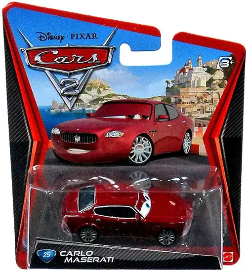 Disney / Pixar Cars Cars 2 Main Series Carlo Maserati Diecast Car #25