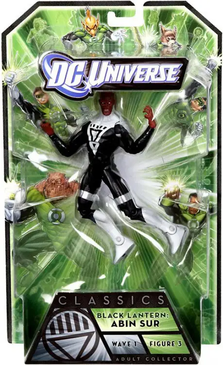 DC Universe Green Lantern Classics Series 1 Abin Sur Action Figure [Black Lantern]