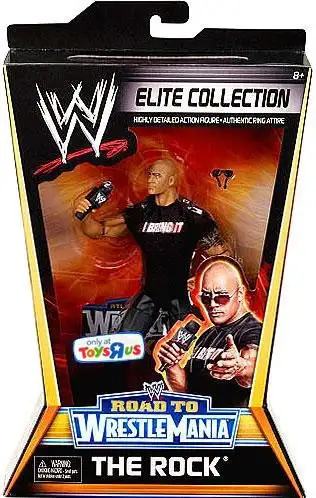 WWE Wrestling Elite Collection WrestleMania 27 The Rock Exclusive Action Figure