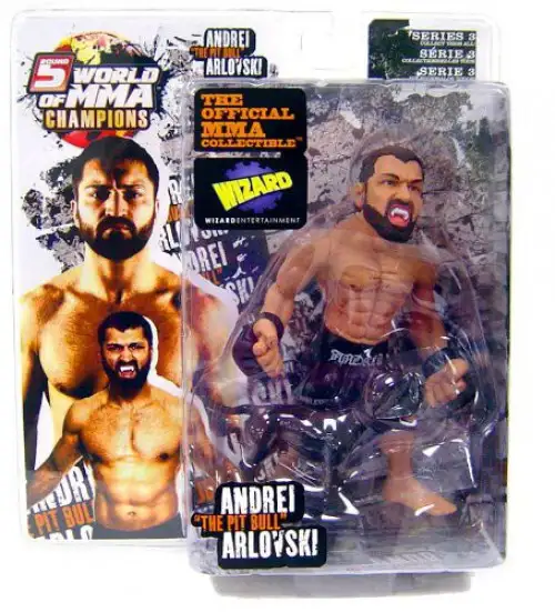 UFC World of MMA Champions Series 3 Andrei Arlovski Exclusive Action Figure [With Maximus]