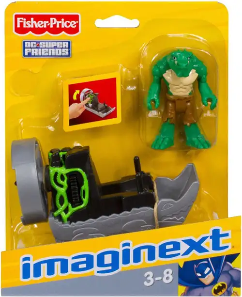 Fisher Price DC Super Friends Imaginext K. Croc 3-Inch Figure Set