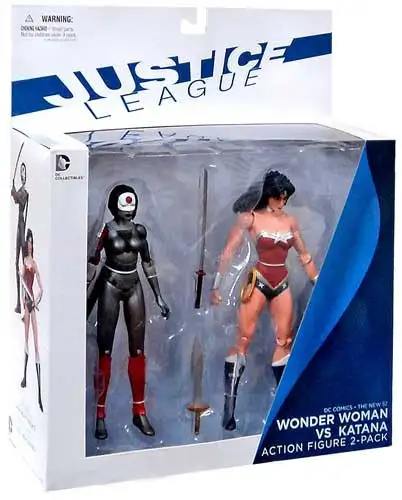DC Justice League The New 52 Wonder Woman vs. Katana Action Figure 2-Pack
