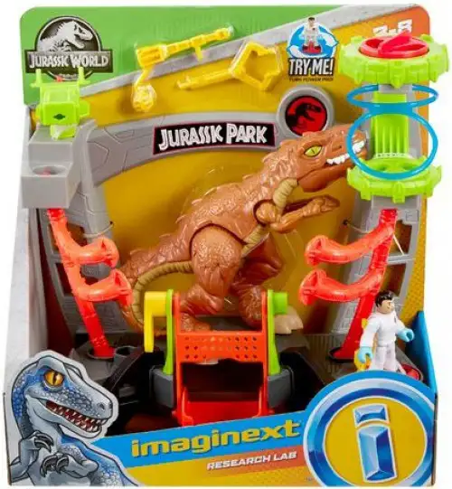 Fisher Price Jurassic World Imaginext Research Lab Playset