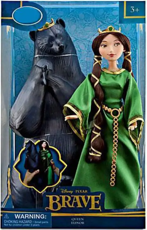 Disney / Pixar Brave Queen Elinor & Bear Exclusive Doll Set