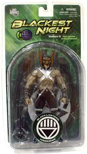 DC Green Lantern Blackest Night Series 5 Black Lantern Hawkman Action Figure