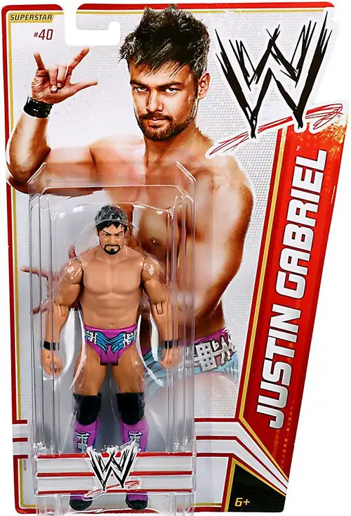 WWE Wrestling Series 19 Justin Gabriel Action Figure #40