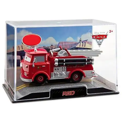 Disney / Pixar Cars Cars 2 1:43 Collectors Case Red the Firetruck Exclusive Diecast Car