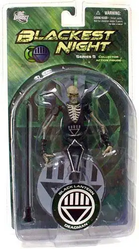 DC Green Lantern Blackest Night Series 5 Black Lantern Deadman Action Figure