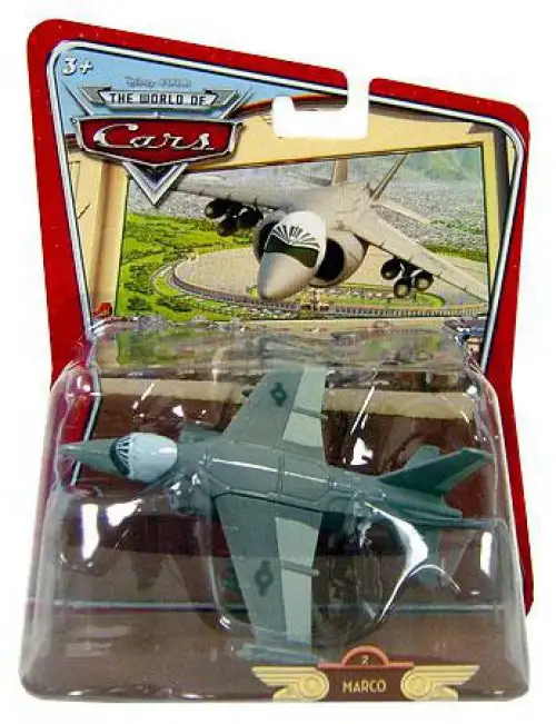 Disney / Pixar Cars The World of Cars Deluxe Oversized Marco F/AV-18 Jet Diecast Car #2 [RANDOM Package]