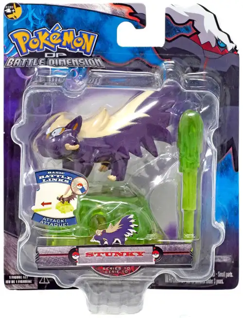 Pokemon Diamond & Pearl Battle Dimension Series 10 Stunky Action Figure