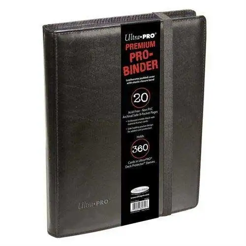 Ultra Pro Card Supplies Pro-Binder Black Premium 9-Pocket Binder