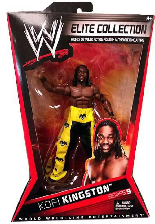 WWE Wrestling Elite Collection Series 9 Kofi Kingston Action Figure