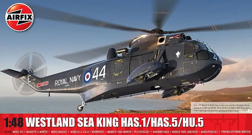 Westland Sea King HAS.1/HAS.5/HU.5 Royal Navy Helicopter 1/48 Airfix