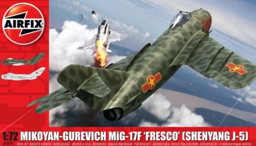 MiG-17 Fresco (Shenyang J-5) Fighter 1/72 Airfix