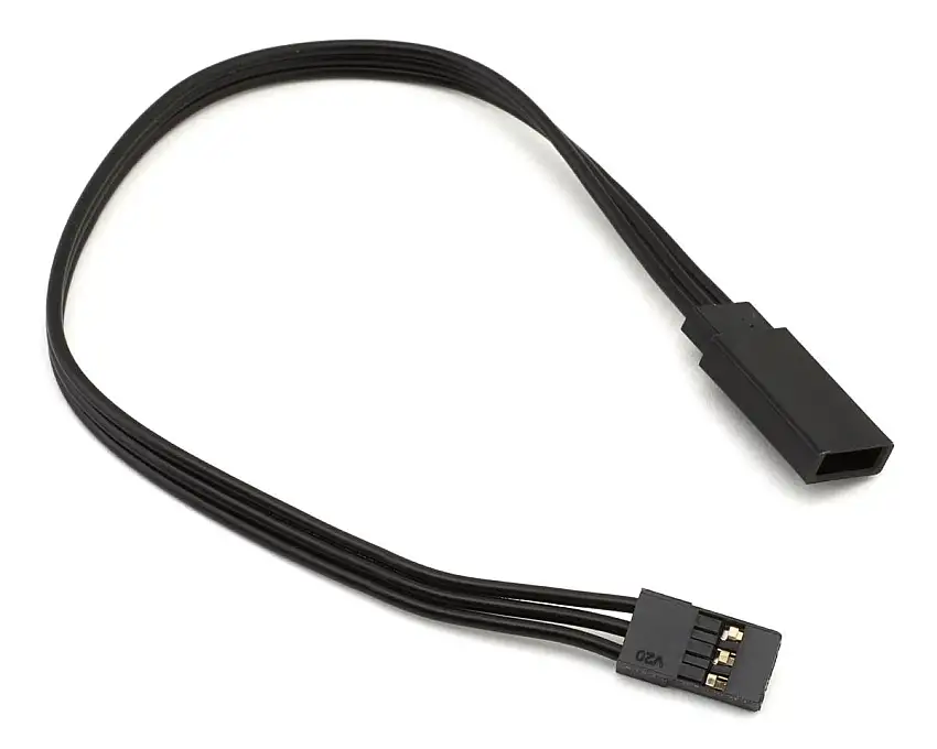 Reedy 175mm Servo Wire Extension Lead (Black)