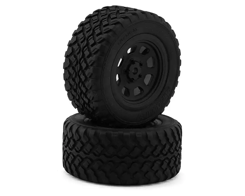 Team Associated Pro2 LT10SW Pre-Mounted Rear Tires (Black) (2) w/12mm Hex