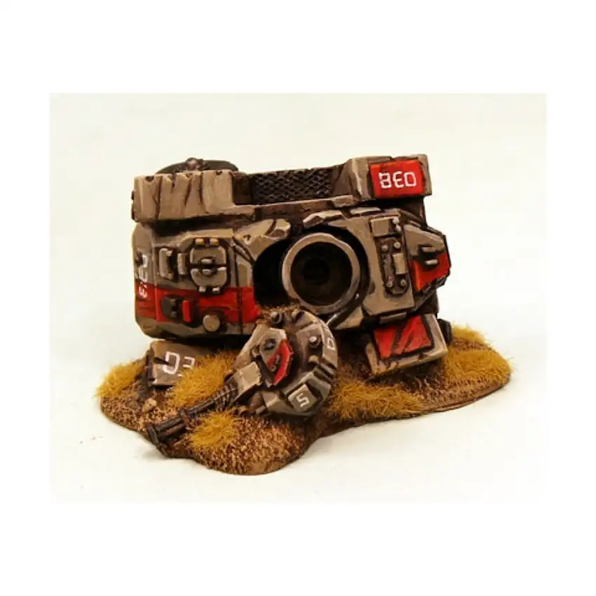 Red Adder Combat Car - Smashed