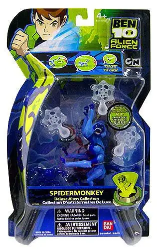 Ben 10 Alien Force Deluxe Alien Collection Spidermonkey Action Figure