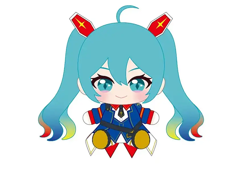 Gundam x Miku Anniversary Special Project Hatsune Miku x Mobile Suit Gundam Plush