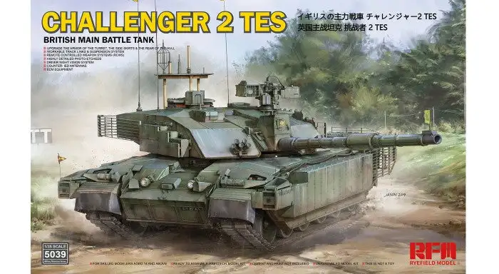 Rye Field Models 5039 1/35 British Challenger 2 TES Main Battle Tank w/Workable