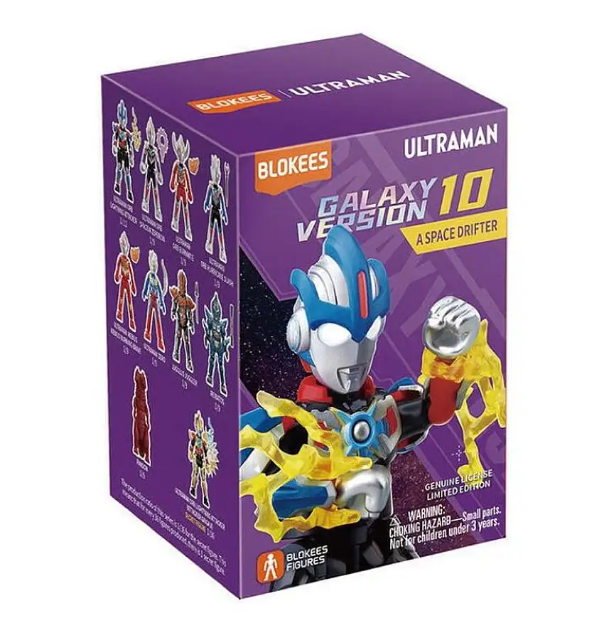 Ultraman: Galaxy Version 10 A Space Drifter (4" Pre-Painted Snap) Blokees