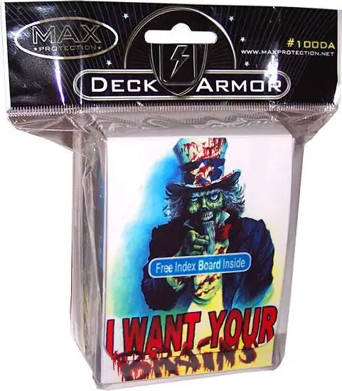 Card Supplies Deck Armor I Want Your Brains Deck Box