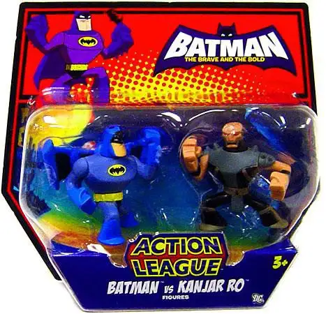 The Brave and the Bold Action League Batman vs. Kanjar Ro Mini Figure 2-Pack