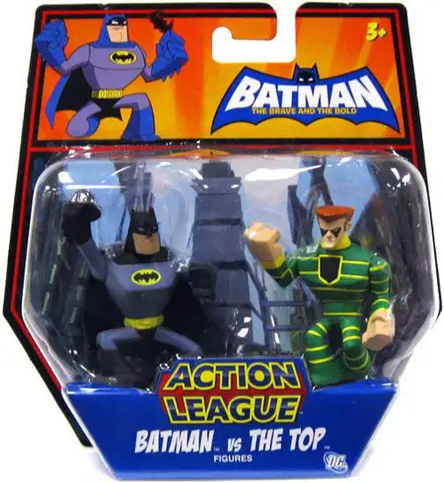 The Brave and the Bold Action League Batman vs. The Top Mini Figure 2-Pack