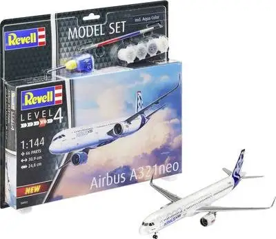 Revell 64952 1/144 Airbus A321 Neo Airliner w/paint & glue