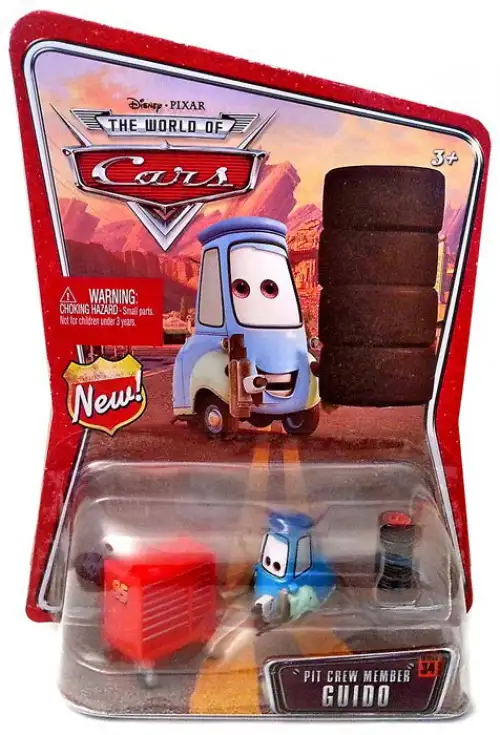 Disney / Pixar Cars The World of Cars Pit Crew Guido Diecast Car