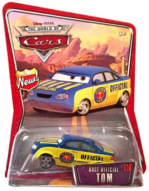 Disney / Pixar Cars The World of Cars Race Official Tom Diecast Car