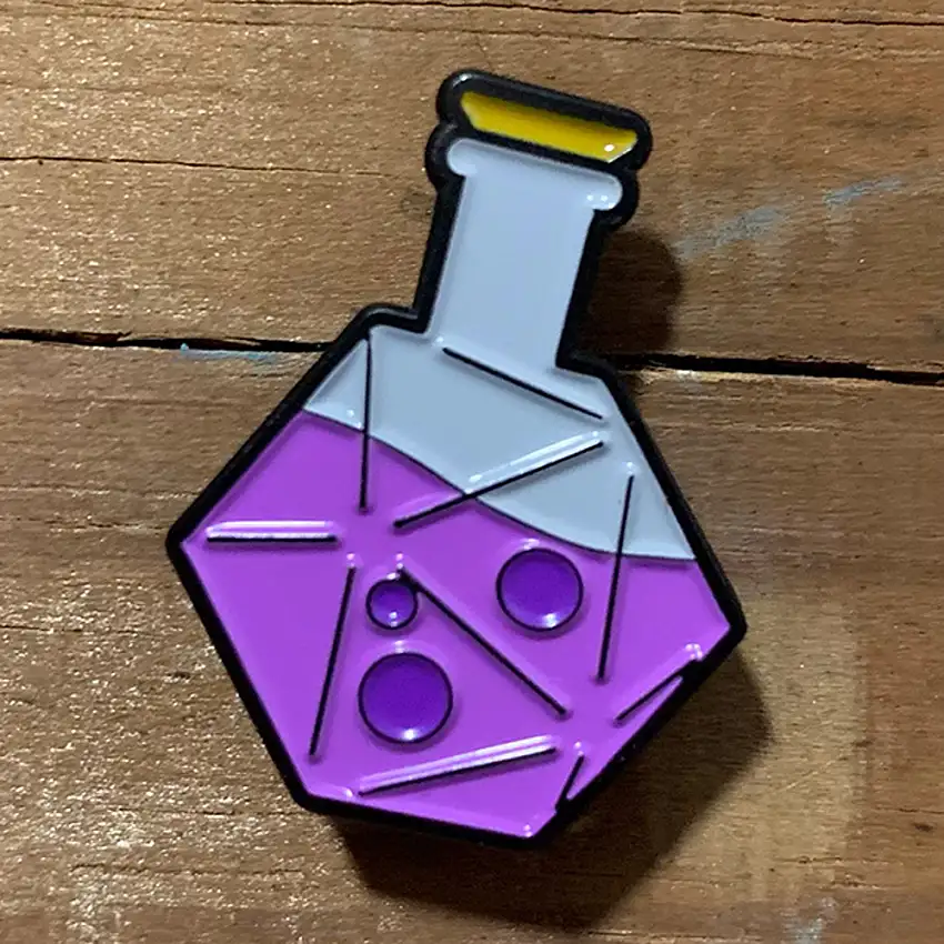 Enamel Pin: PolyDice Potion - Elixir (Last Chance)