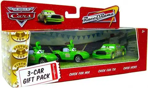 Disney / Pixar Cars The World of Cars Multi-Packs Chick Hicks 3-Car Gift Pack Diecast Car Set