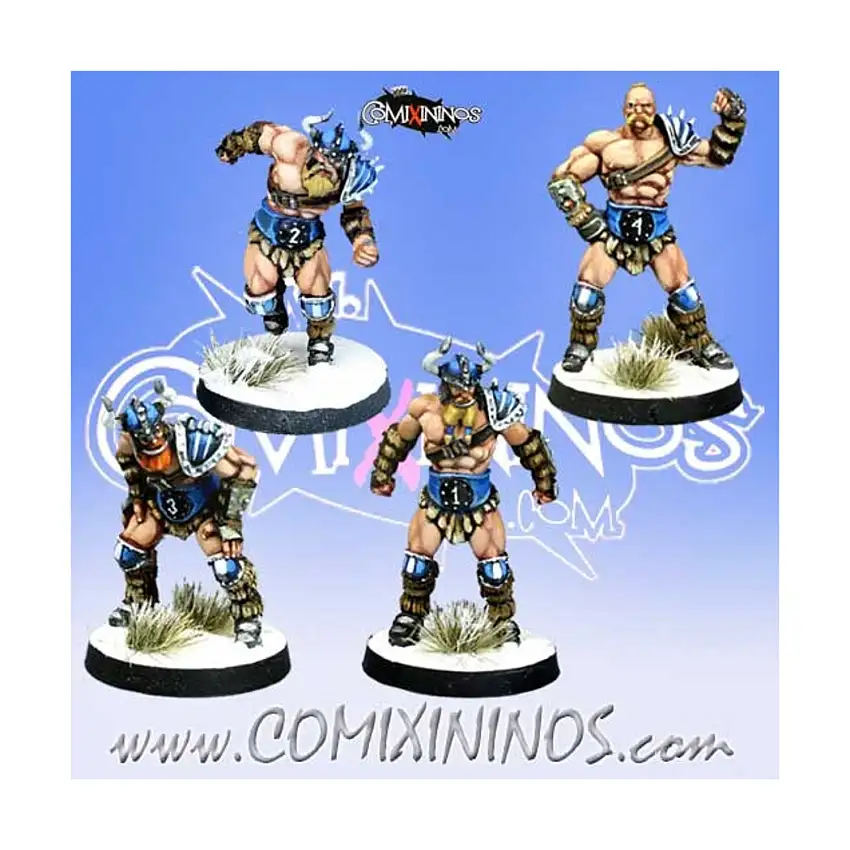 Set A of 4 Norse Linemen