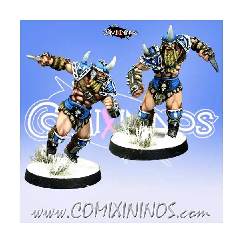 Set of 2 Norse Berserkers