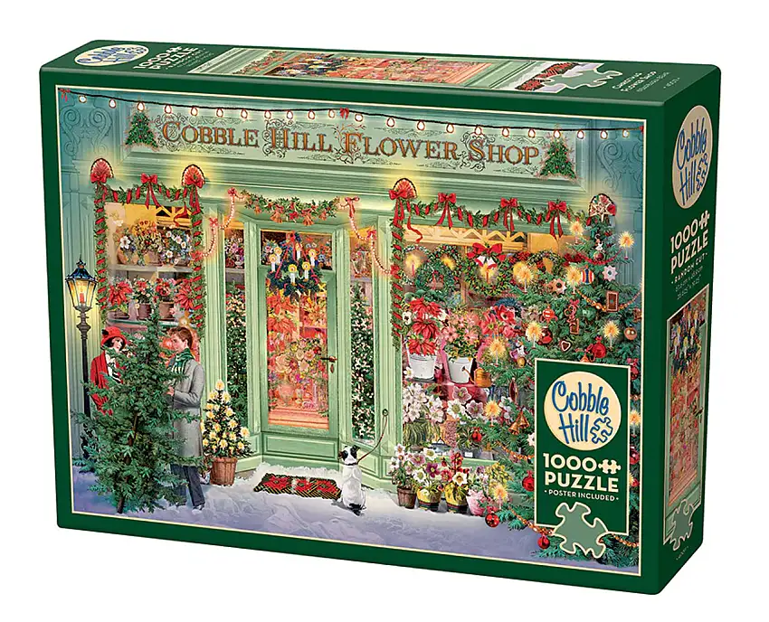 Christmas Flower Shop Puzzle (1000pc) Cobble Hill Puzzles