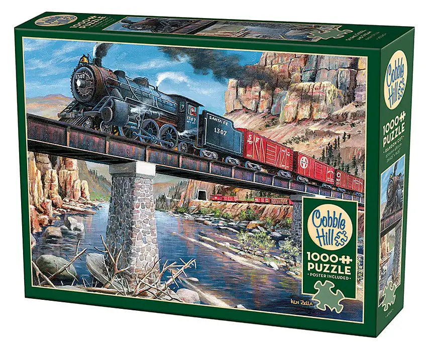 Stone Steel & Steam (Train) Puzzle (1000pc) Cobble Hill