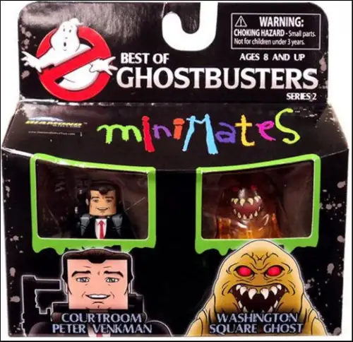 Ghostbusters Best of Minimates Series 2 Courtroom Peter Venkman & Washington Square Ghost Exclusive Minifigure 2-Pack
