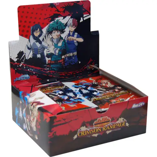 My Hero Academia CCG: Crimson Rampage Unlimited Edition - Booster Box (24) (Clearance)