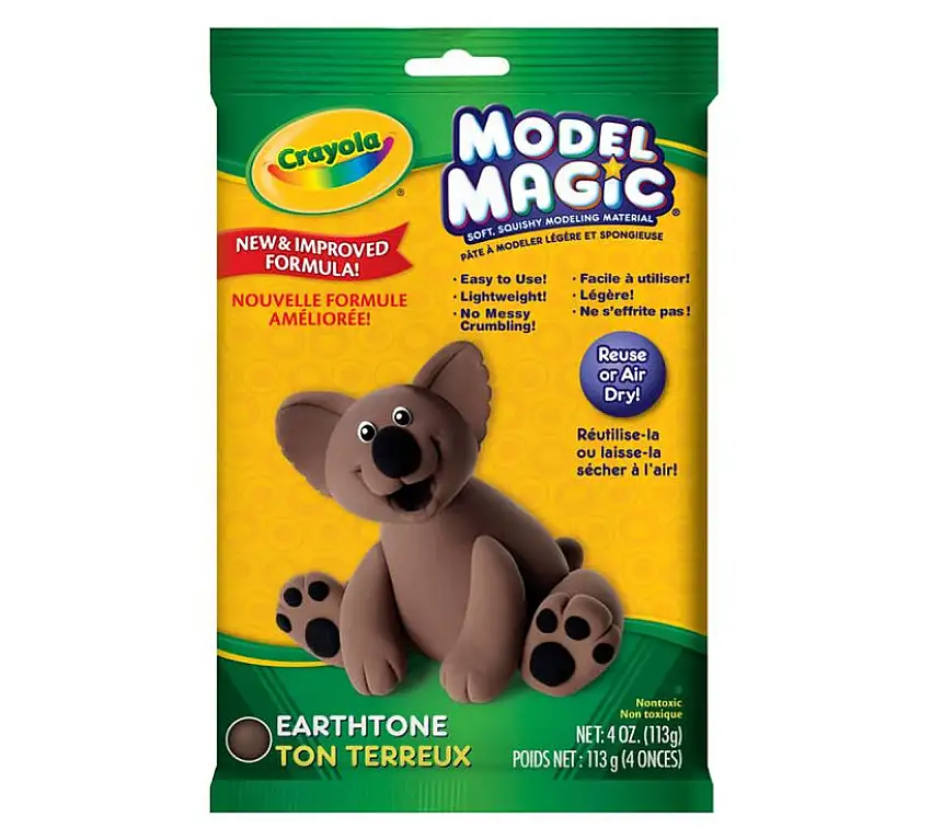 Model Magic Earthtone Clay 4oz Crayola