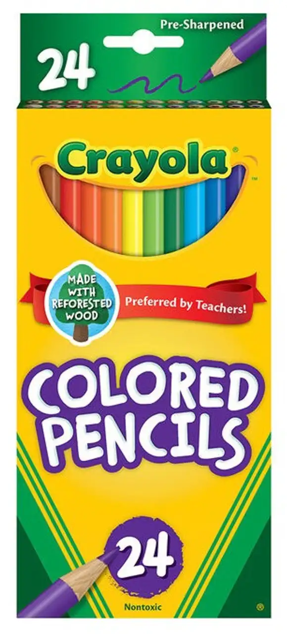 Pre-Sharpened Colored Pencils (24) Crayola