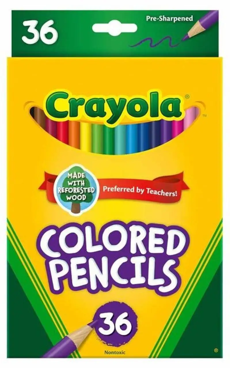 Pre-Sharpened Color Pencils (36) Crayola