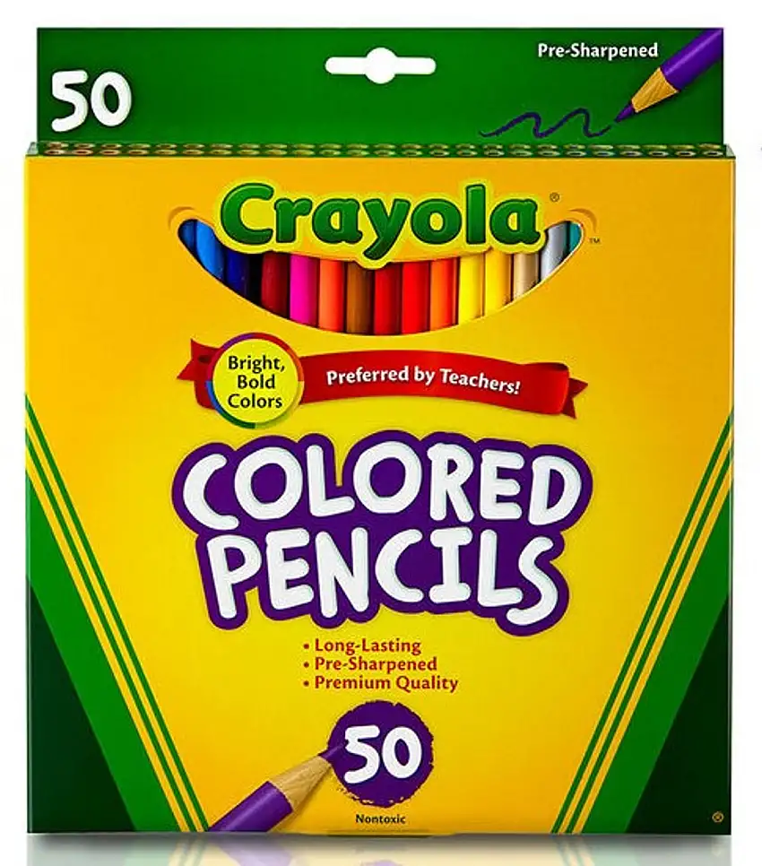 Pre-Sharpened Colored Pencils (50) Crayola