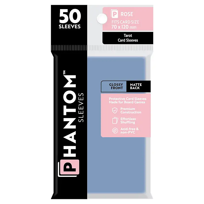Phantom Sleeves: Rose Size 70 x 120mm - Glossy/Matte (50)