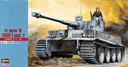 Hasegawa 31108 1/72 Tiger I Ausf E Tank
